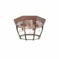 Acclaim Lighting Four Light Burled Walnut Outdoor Flush Mount 5603BW